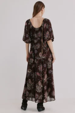 Adela. Vestido estampado