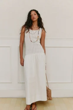 Alba. Vestido de punto combinado