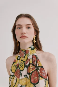 Alexandra.Vestido estampado