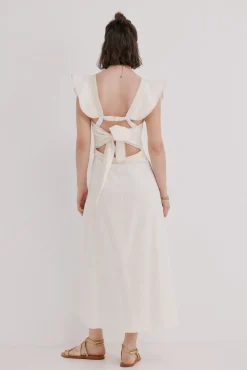 Amaya. Vestido midi algodón