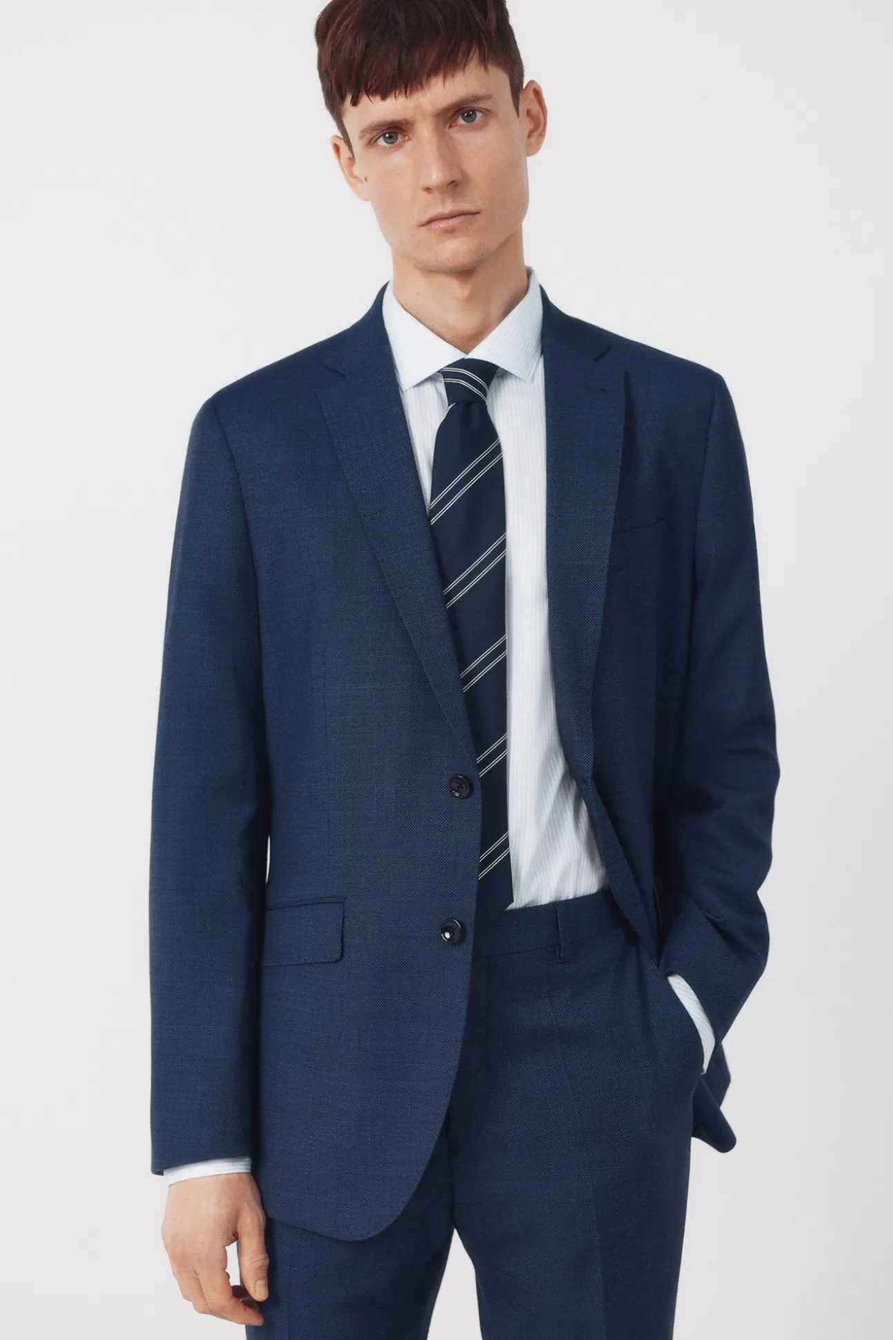 Americana de traje ojo de perdiz COOLMAX®