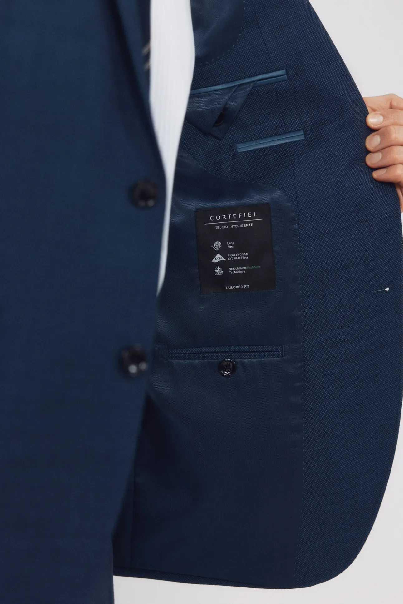 Americana de traje ojo de perdiz COOLMAX®