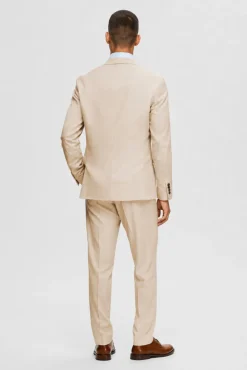 Americana de traje Slim Fit confeccionada con materiales reciclados