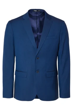 Americana de traje Slim Fit confeccionada con materiales reciclados.