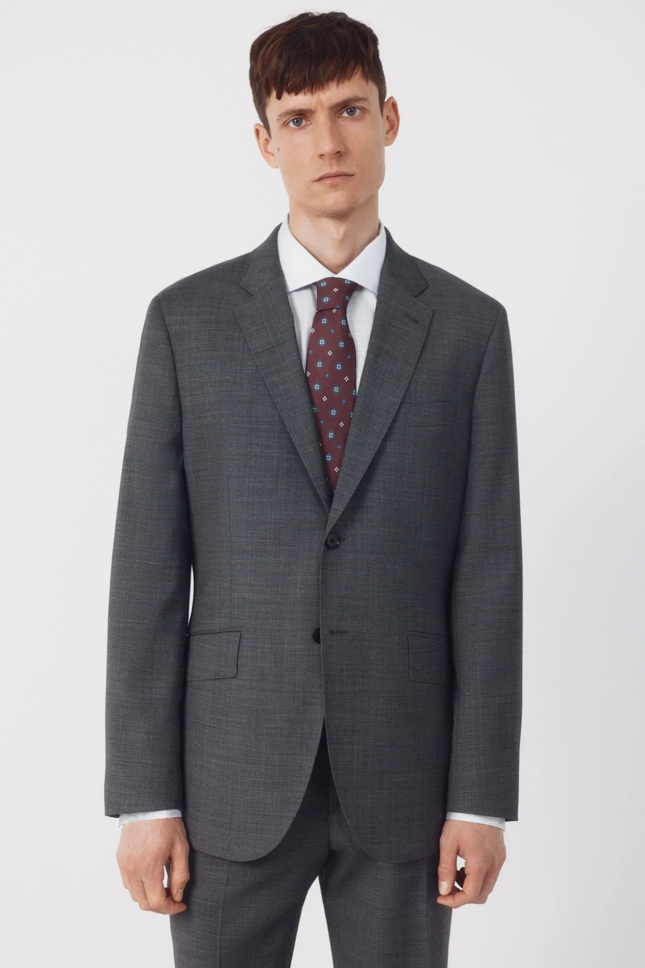 Americana traje dynamic estructura gris