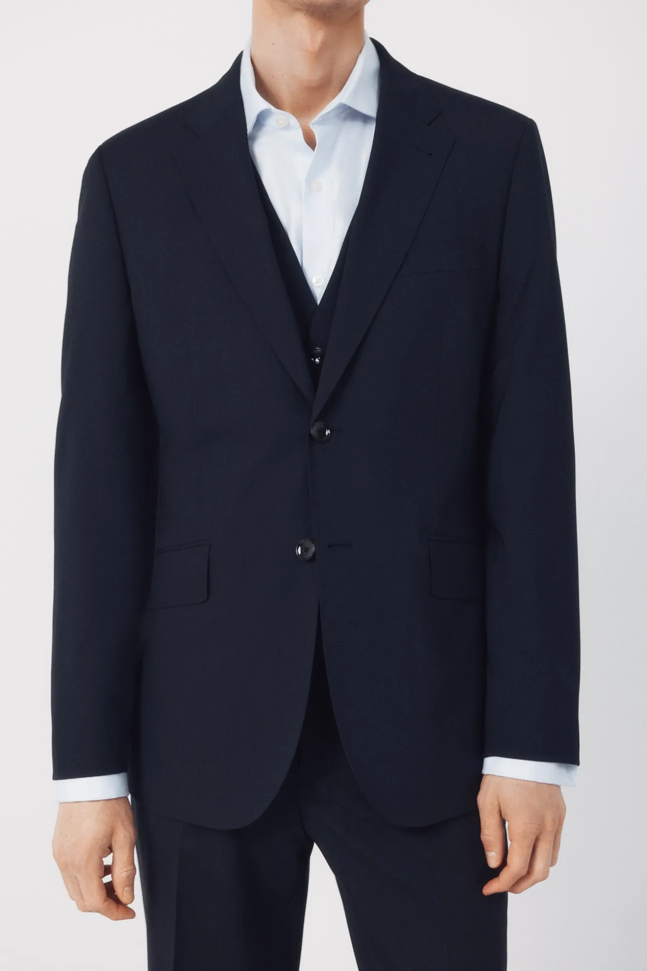 Americana traje dynamic estructura azul
