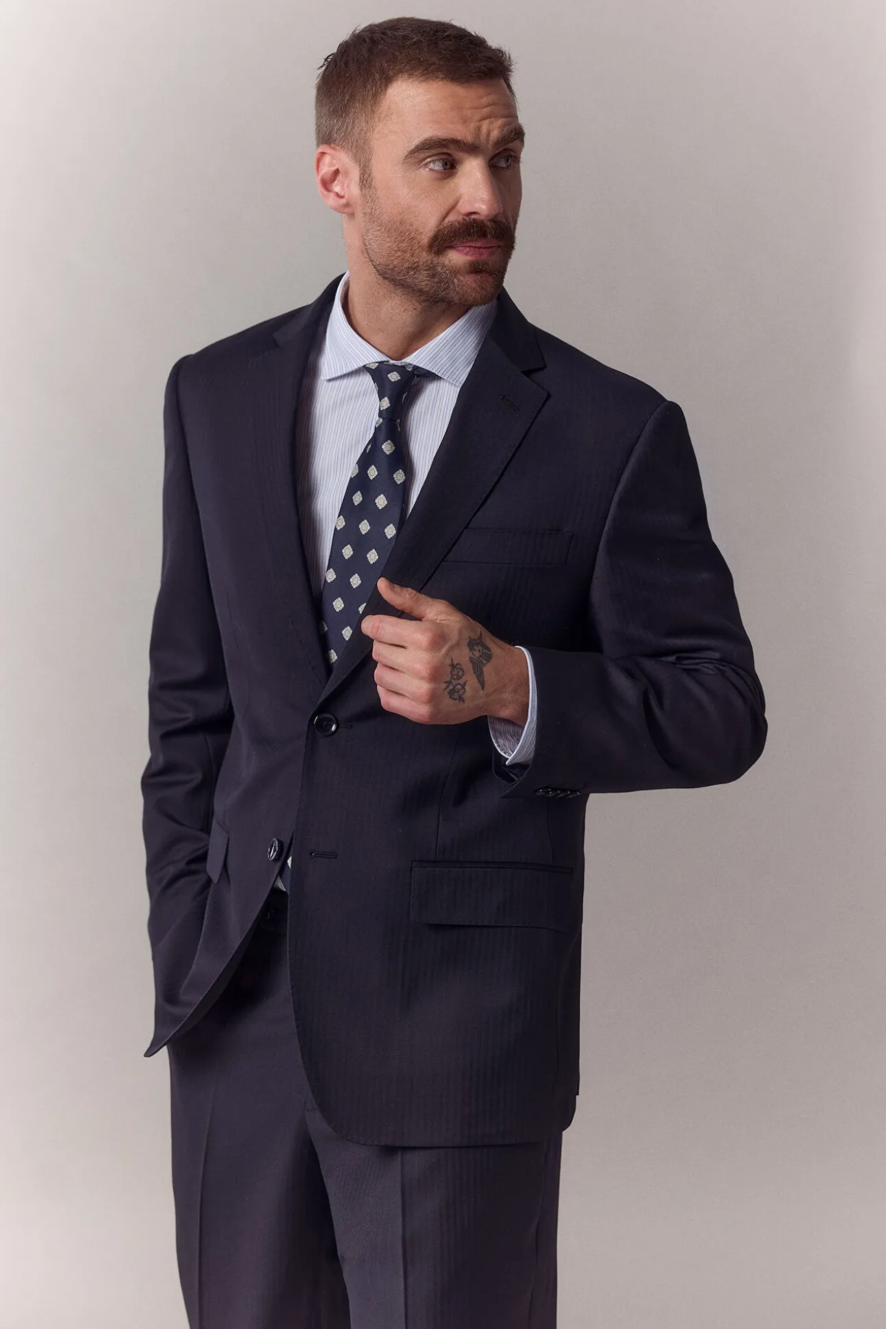 Americana traje espiga