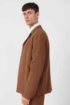 Americana traje mezcla lino coordinada
