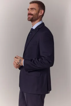 Americana traje raya diplomática