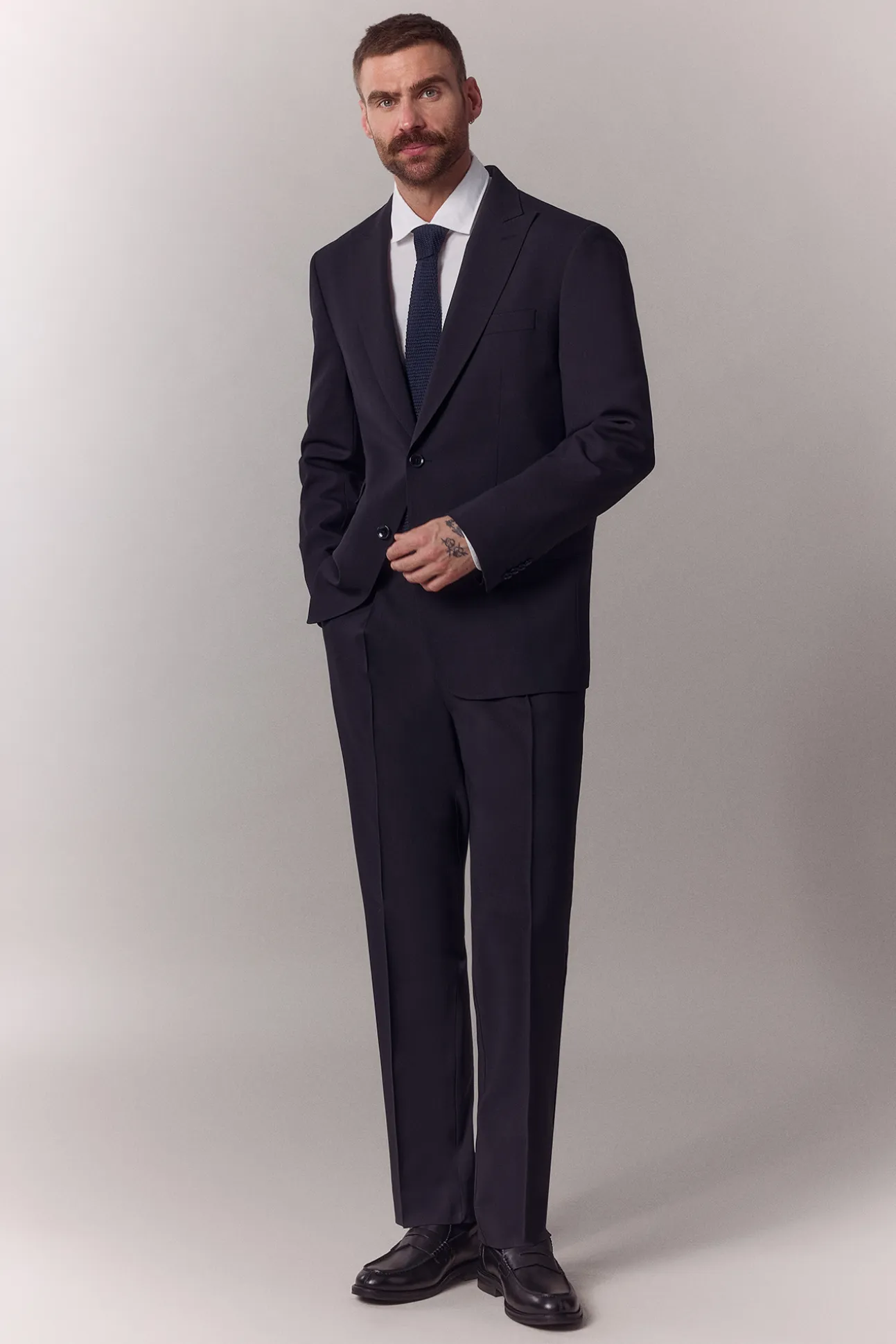 Americana traje solapa pico