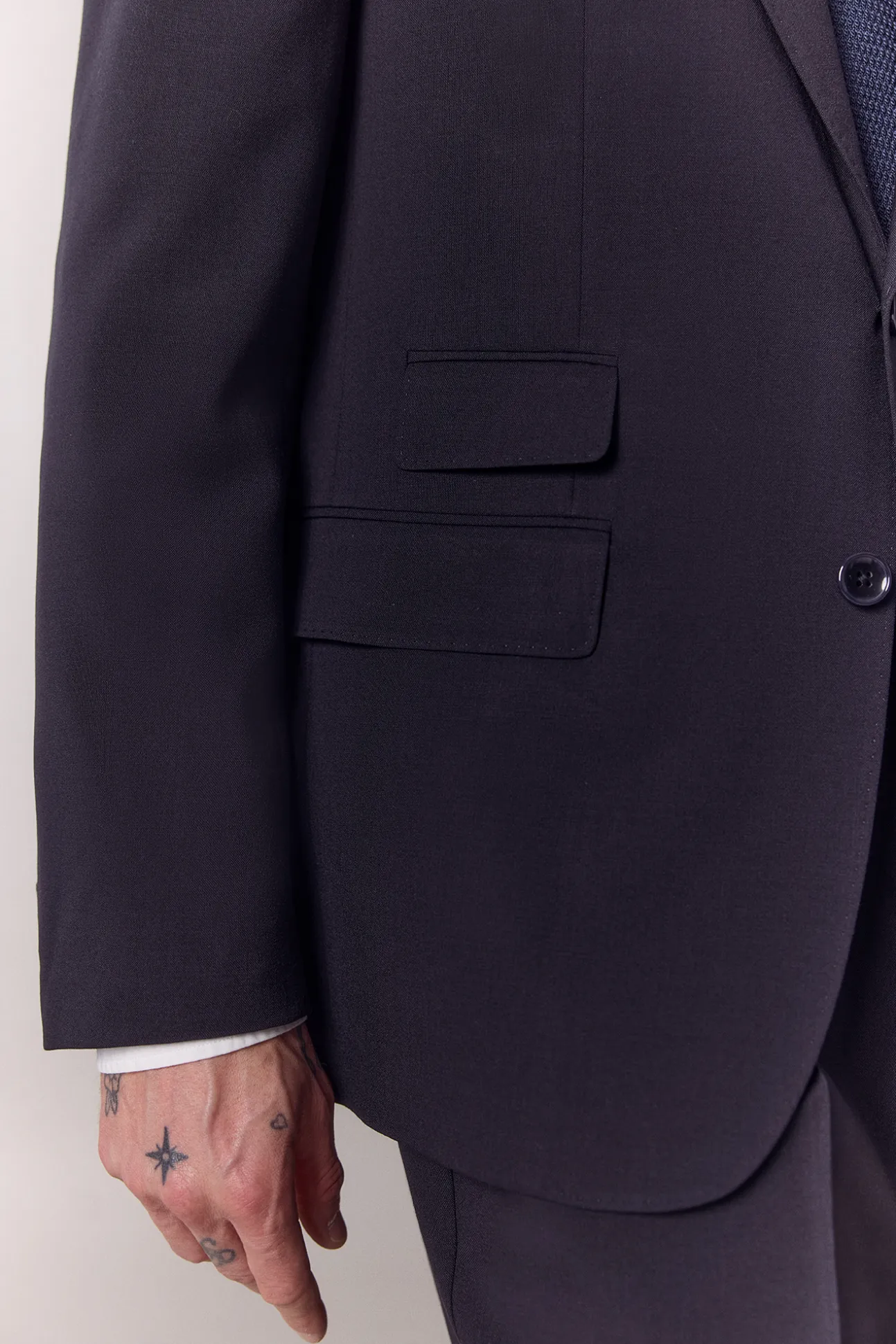 Americana traje solapa pico