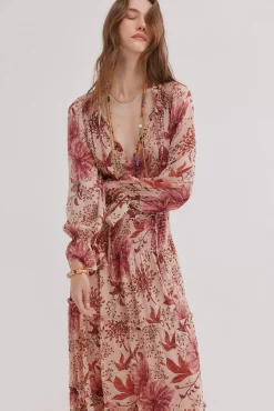 Amira. Vestido largo fluído