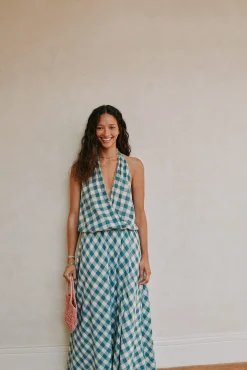 Andrea. Vestido cuadro vichy