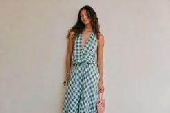Andrea. Vestido cuadro vichy