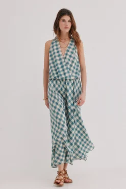 Andrea. Vestido cuadro vichy