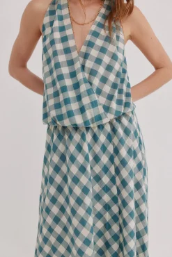 Andrea. Vestido cuadro vichy