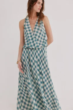 Andrea. Vestido cuadro vichy