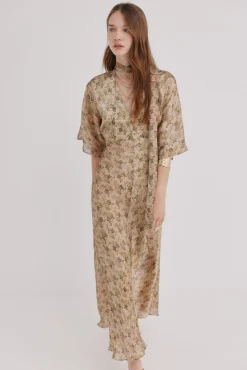 Astrid. Vestido satinado