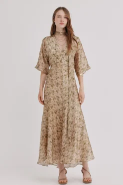 Astrid. Vestido satinado