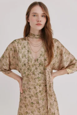 Astrid. Vestido satinado