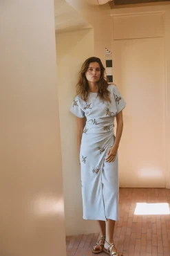 Aveline. Vestido abalorios