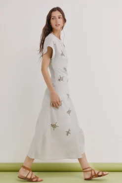 Aveline. Vestido abalorios