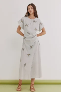 Aveline. Vestido abalorios