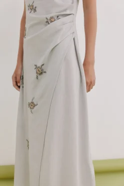 Aveline. Vestido abalorios