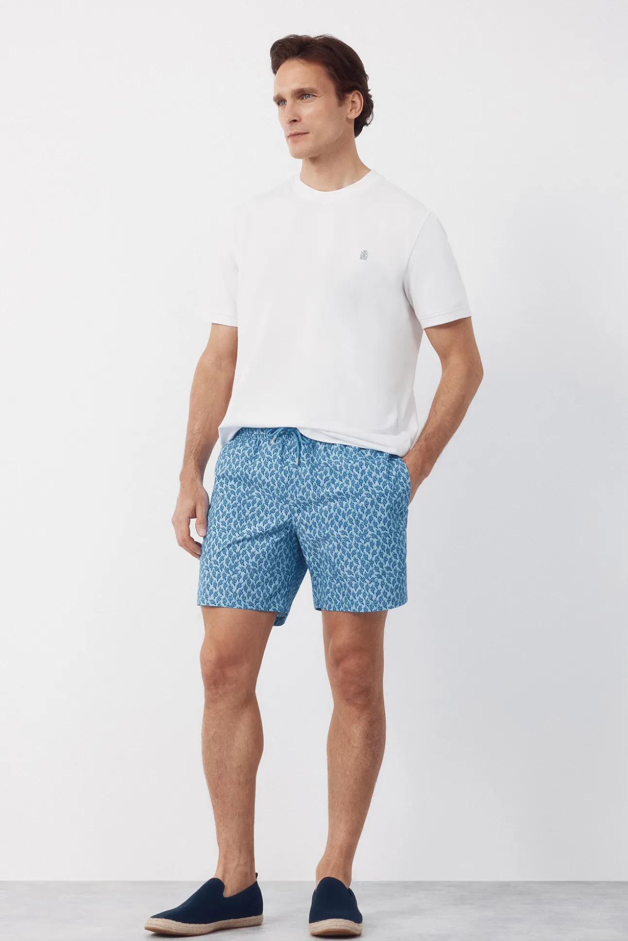 Bañador estampado algas pequeñas