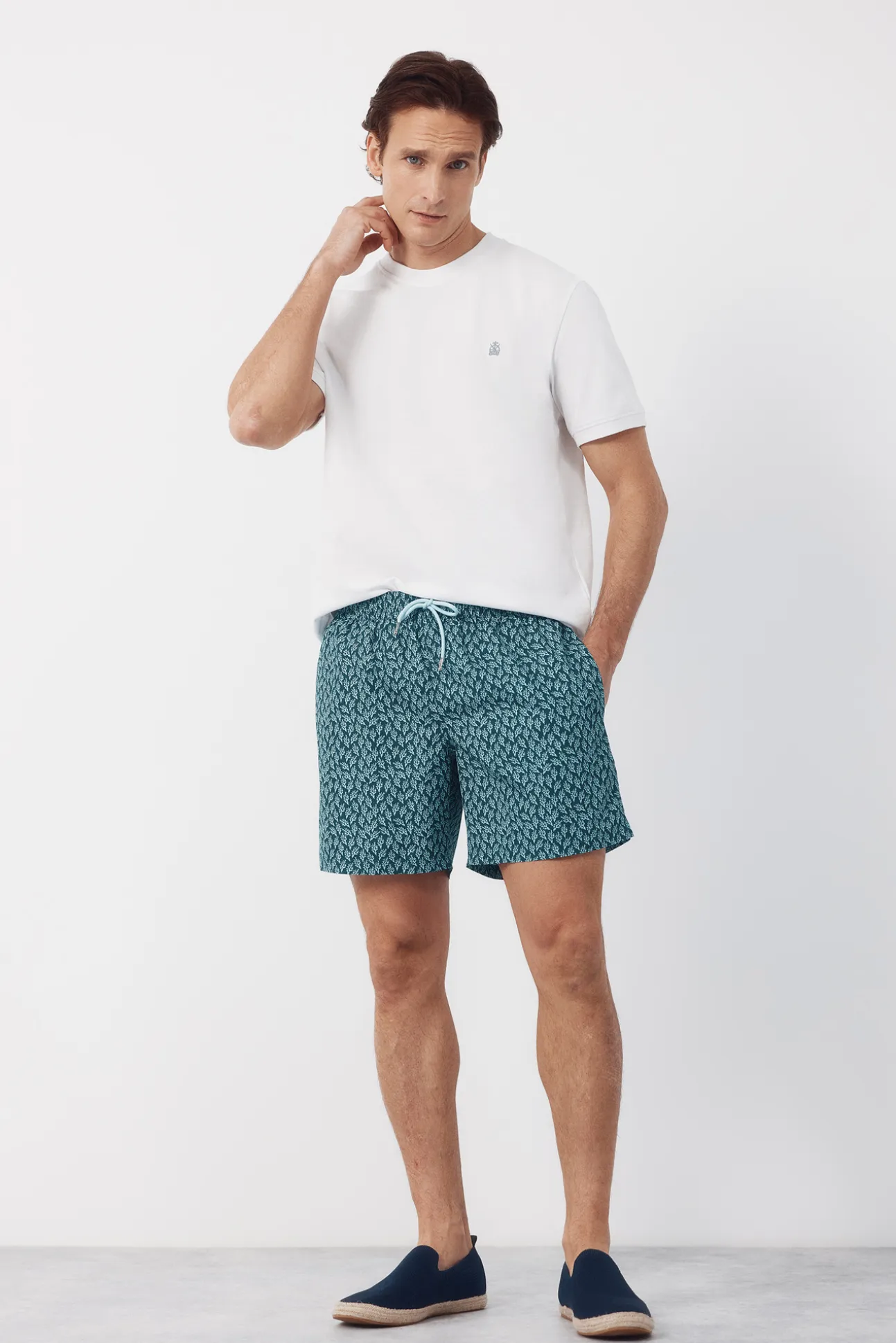 Bañador estampado algas pequeñas