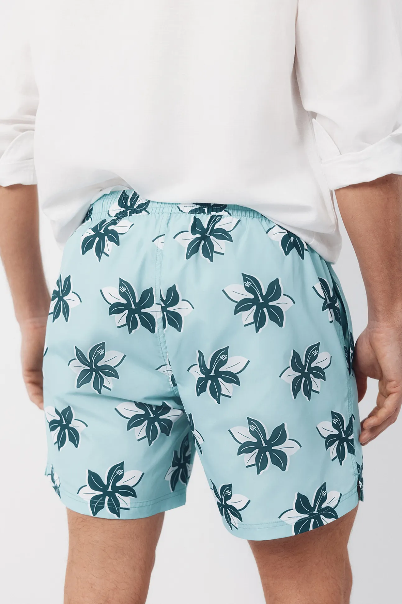 Bañador estampado flores grandes