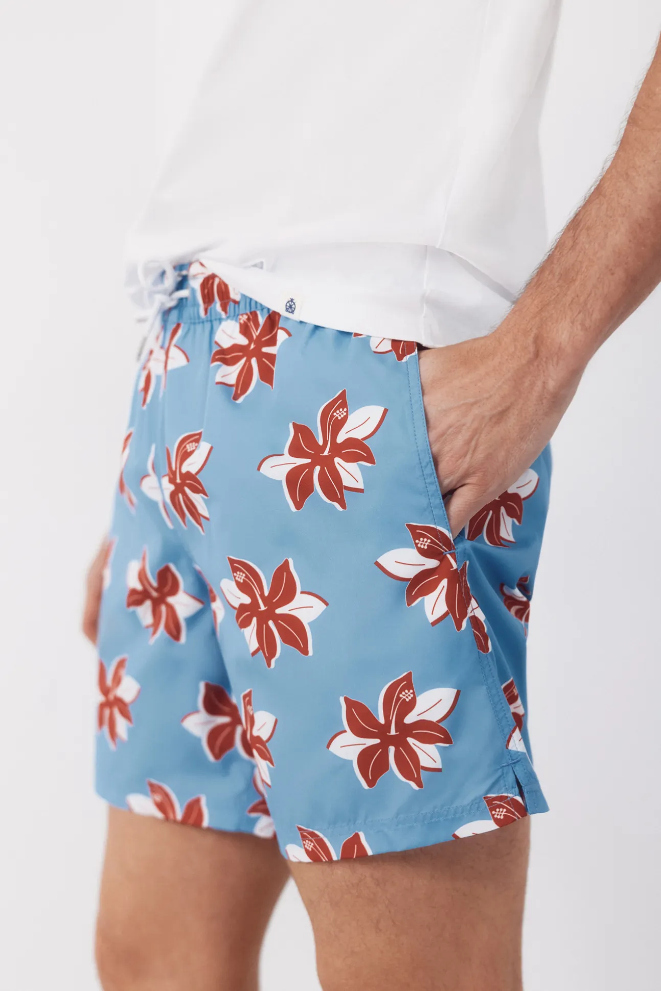 Bañador estampado flores grandes