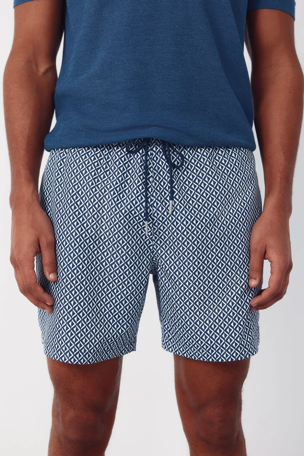 Bañador estampado rombos
