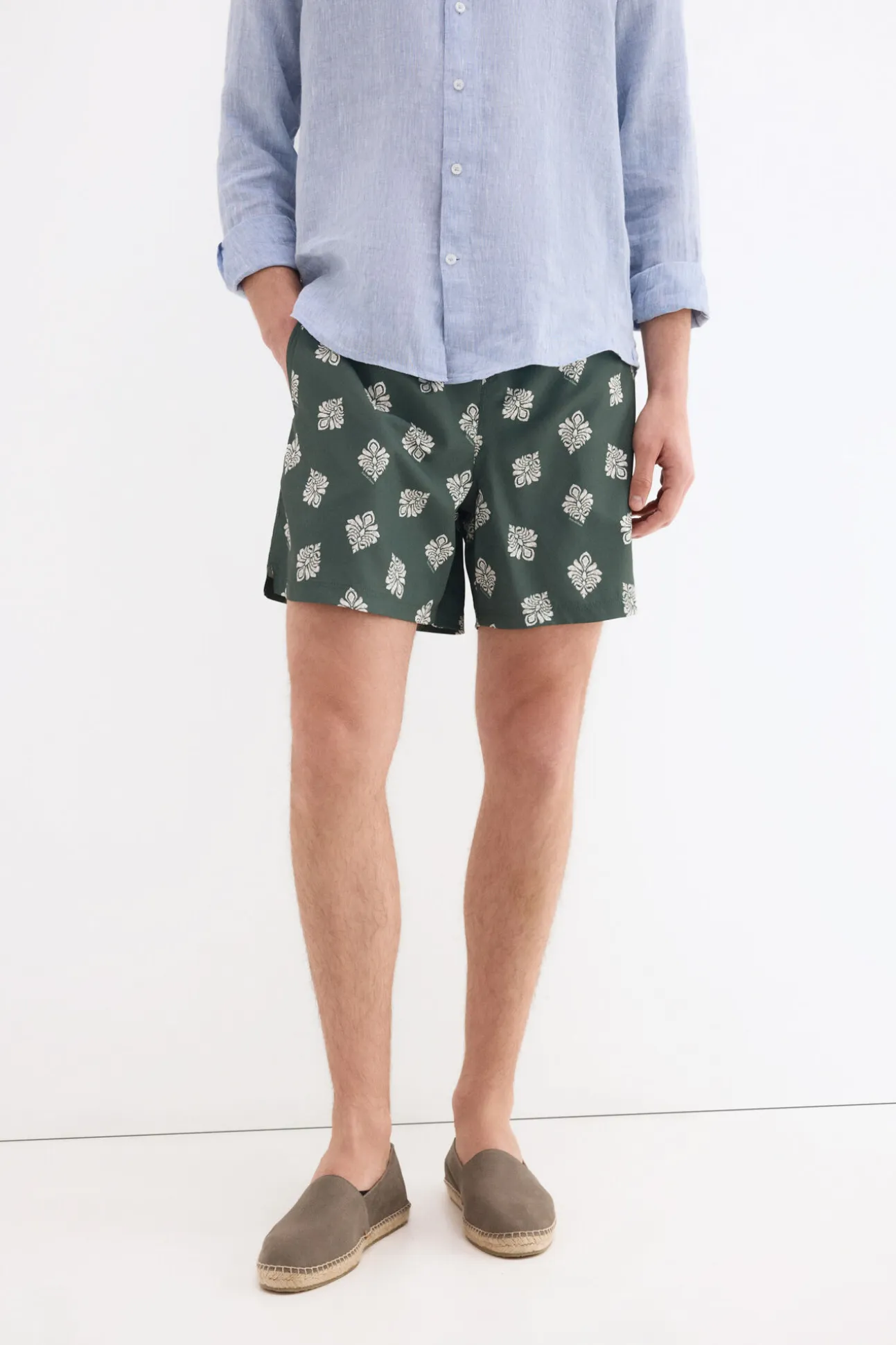 Bañador estampado étnico