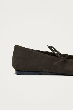 Bailarinas de cuero Sway Suede