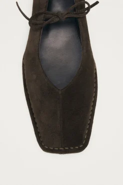 Bailarinas de cuero Sway Suede