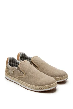Bamba slip-on fibra yute textil