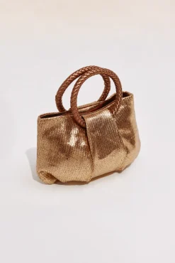 Bandolera rafia asa trenzada
