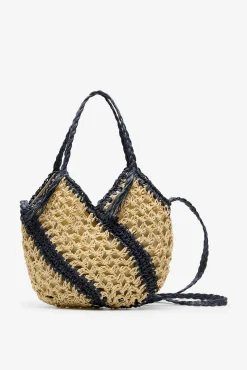 Bandolera rafia trenzada