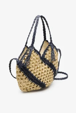 Bandolera rafia trenzada