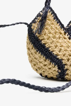 Bandolera rafia trenzada