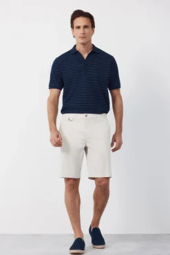 Bermuda chino estampada ligera