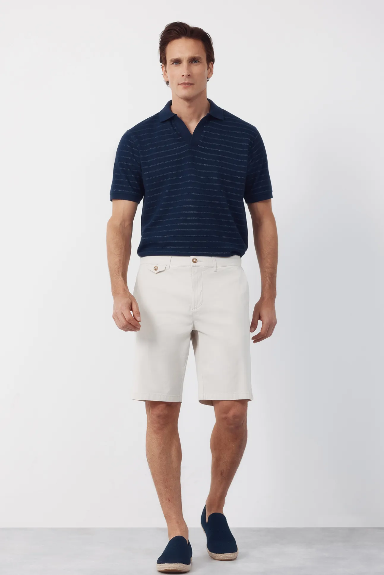 Bermuda chino estampada ligera