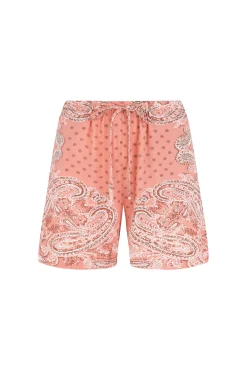 Bermuda fluida estampada