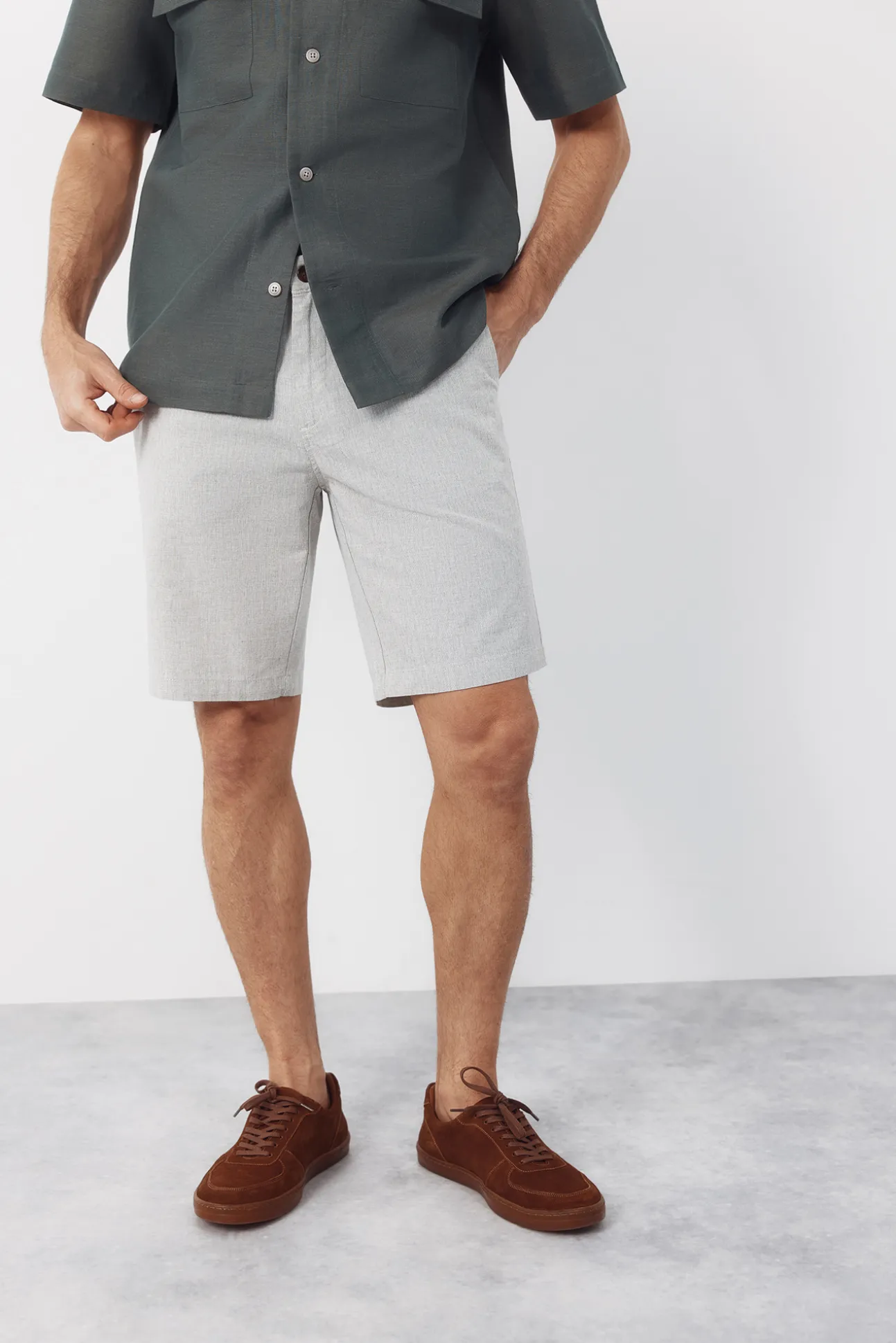 Bermuda tejido oxford