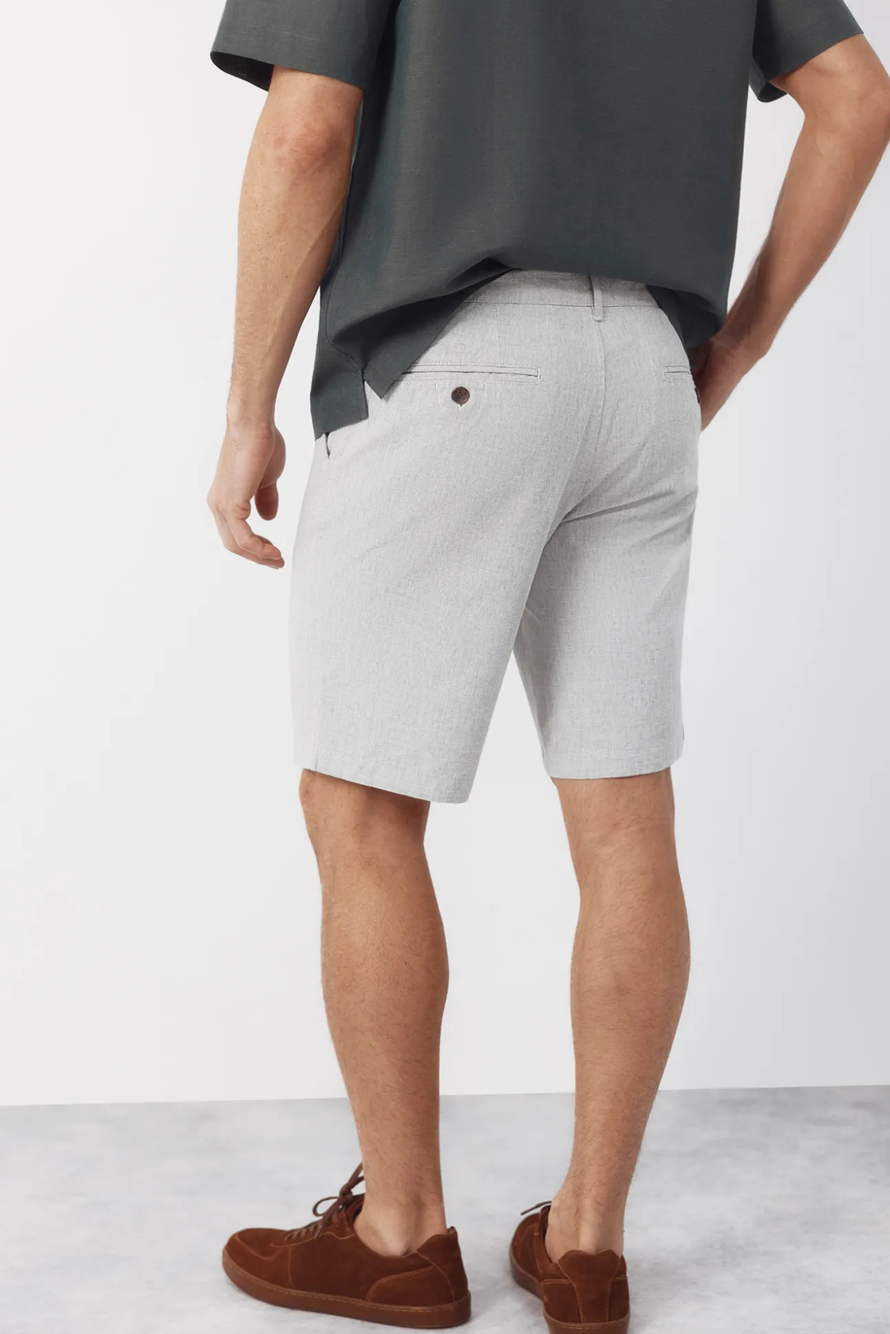 Bermuda tejido oxford