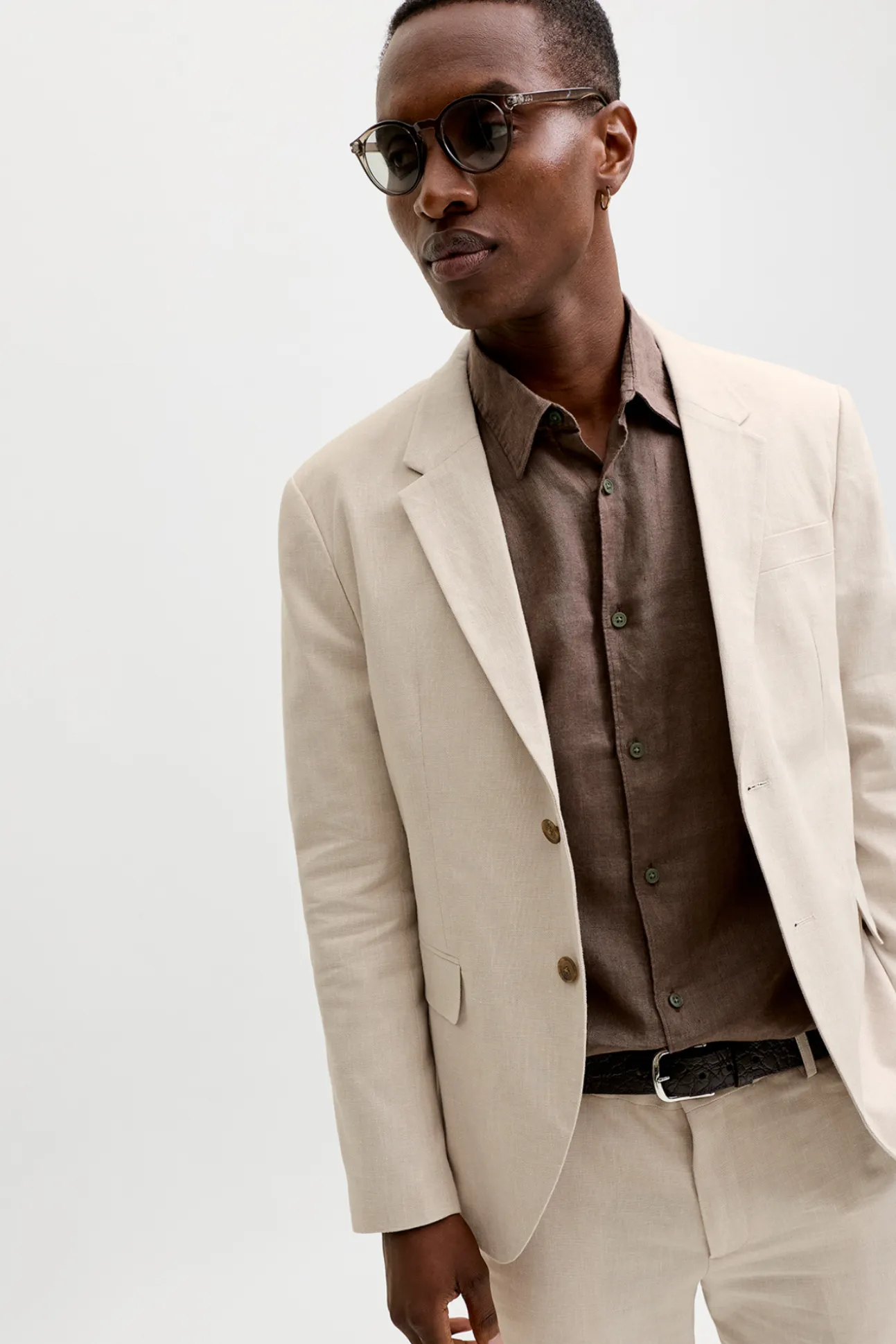 Blazer slim lino