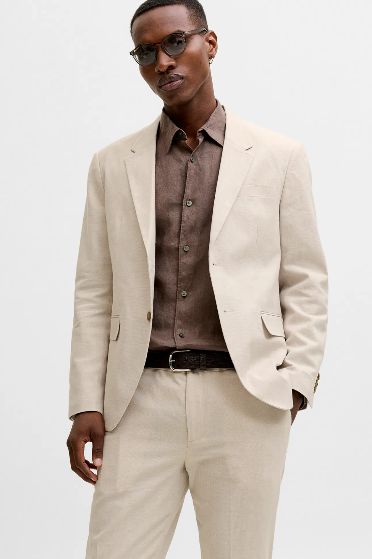 Blazer slim lino