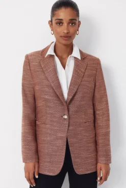Blazer tejido con textura