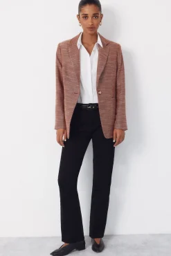 Blazer tejido con textura